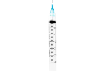 Sol-Millennium 32310SN 3mL Luer Lock Syringe with Safety Needle 1 Inch 23 Gauge (300/CS)