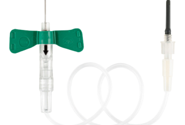 Sol-Millennium PBH2112 Sol-Guard Safety Pull-Button Blood Collection Needle without pre-attached holder 21G x 3/4" w/ 12" tubing (200/CS)