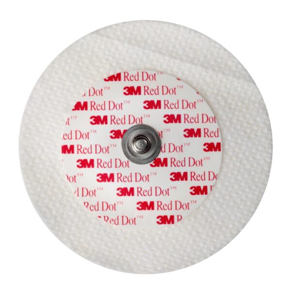 3M 2238 Red Dot ECG Electrodes Soft Cloth 2238