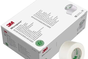 3M 1530-1 Micropore Paper Medical Tape 1 in CS/120