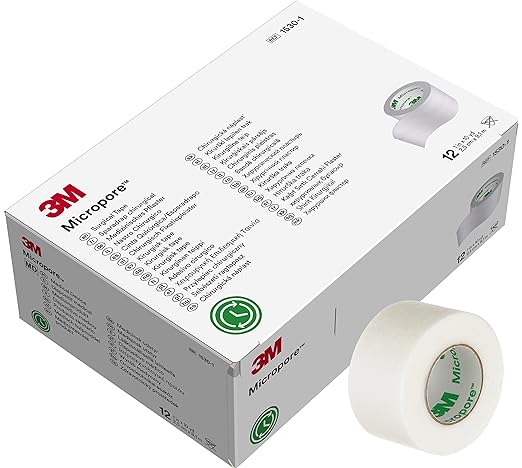 3M 1530-1 Micropore Paper Medical Tape 1 in CS/120