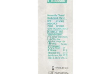 415062 BRAUN SAFSITE VALVES LUER LOCK 0.12ML CS100