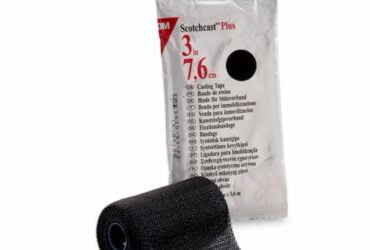 82003A	3M CASTING TAPE, SCOTCHCAST PLUS, BLACK, 3"X4YD, CS10