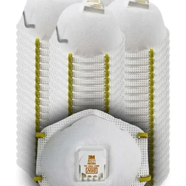 3M 8511 Particulate Disposable Respirator, N95, Pack of 80