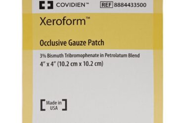Covidien 8884433500 Xeroform Occlusive Petrolatum Gauze 4x4 CS/6