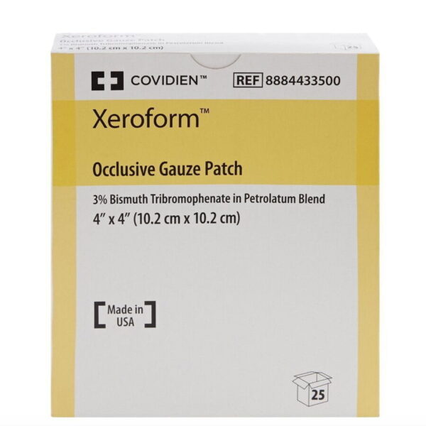 Covidien 8884433500 Xeroform Occlusive Petrolatum Gauze 4x4 CS/6