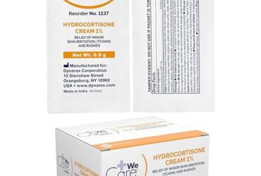 Dynarex 1137 Hydrocortisone Cream 0.9 g. foil packet CS/1728