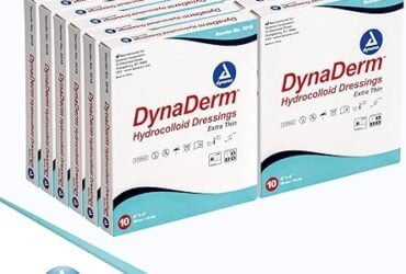 Dynarex 3018 DynaDerm - Hydrocolloid Dressing - Extra Thin 4 in. x 4 in. CS/12