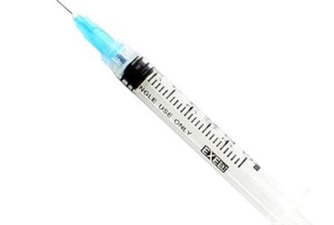 Exel 26108 Syringe & Needle, Luer Lock, 3cc, Low Dead Space Plunger, 20G x 1 in. CS/1000