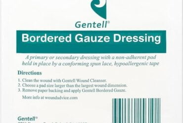 Gentell GEN-15410 Bordered Gauze 4 in. x 4 in. Dressing CS/100