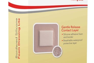 HealQu 9020622 Bordered Silicone Foam Dressing Lite 2 in. x 2 in. BX/10