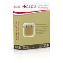 HealQu 9020802 Hydrocolloid Dressing, 4 in. x 4 in. BX/10
