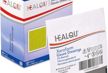 HealQu 9021001 Xeroform Gauze Dressing 1 in. x 8 in. BX/50