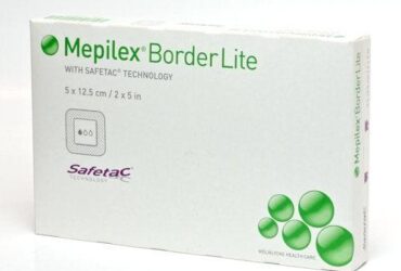 Molnlycke 281100 Mepilex Lite Silicone Foam Dressing With Border 2 in. x 5 in. CS/65