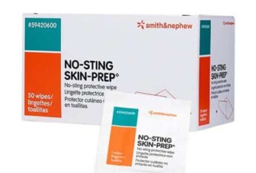 Skin Prep Wipes, [Smith & Nephew], No Sting, 1.0 ml. CS/20