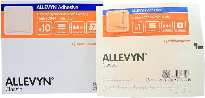 71iI-H0QVZL._AC_SX679_PIbundle-4,TopRight,0,0_SH20_ Smith & Nephew 66020044 Foam Adhesive 5 in. x 5 in. CS/40 - Image 1