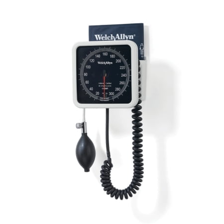 Welch Allyn 7670-01 Aneroid Sphygmomanometer Unit Welch Allyn 2- Tubes Manual Size 11 Cuff