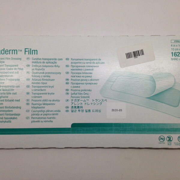 3M 1627 TEGADERM 4X10 20/BX 4BX/CA106