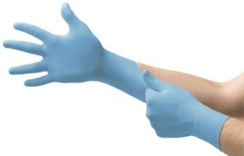 ANSELL HEALTHCARE 92134070 MICROFLEX DISPOSABLE NITRILE EXAM GLOVE, SM	CS1000