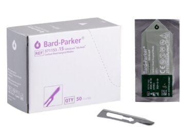 371153 BARD-PARKER SAFETYLOCL CARBON RIB BACK BLADES