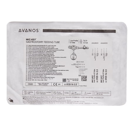 AVANOS MEDICAL 0120-14-3.0 SILICONE GASTRO FEEDING TUBE KIT 14FR cm TUBE LENGTH