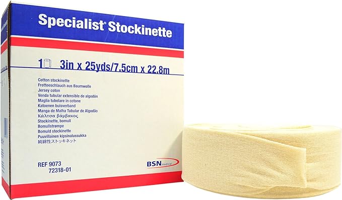 9073 BSN SPECIALIST ORTHO COTTON STOCKINETTE, 3"X25YD, CS/8
