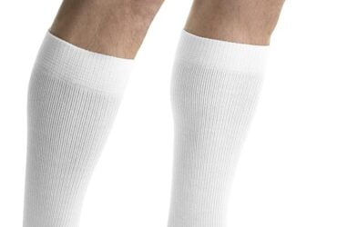 110492 BSN JOBST ACTIVEWEAR FIRM SUPPORT SOCKS WHITE, XL