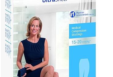 119685 JOBST ULTRASHEER WAISTHIGH 15-20 PANTYHOSE, CT ESPRESSO, MED