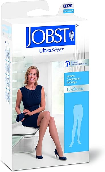 119685 JOBST ULTRASHEER WAISTHIGH 15-20 PANTYHOSE, CT ESPRESSO, MED