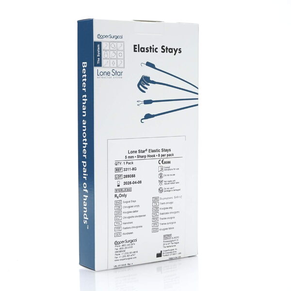 3311-8G COOPER GYNO SURG KIT W/RETRACTOR& 8 5mm STAY HOOKS PK8