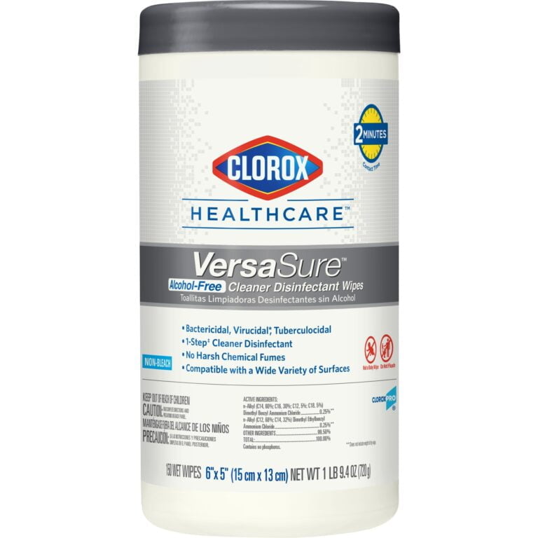 31758 CLOROX VERASURE DISINFECTANT WIPES, 6″X 5″ 150CT, CS6