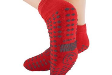 3802-001 PRINCIPLE PILLOW PAWS RISK ALERT TERRY SLIPPER SOCKS CS48