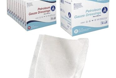 3040 DYNAREX PETROLEUM GAUZE WOUND DRESSING,3×9″ CS120