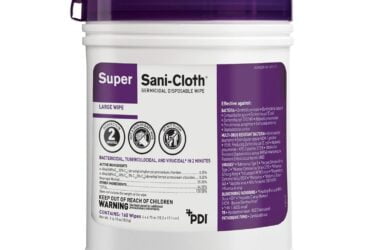Q55172 PDI SANICLOTH SUPER GERMICIDAL DISPOSABLE WIPE LARGE 160/tb CS12