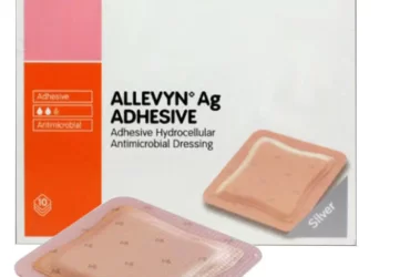 66020973	DRESSING ADHESIVE HYDROCELLULAR ALLEVYN 5X5 AG	CS40