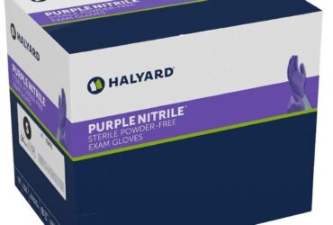 HALYARD HEALTH 55091 PURPLE NITRILE EXAM GLOVES SMALL, POWDER-FREE, CS200