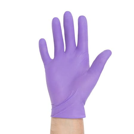 71iI-H0QVZL._AC_SX679_PIbundle-4,TopRight,0,0_SH20_ HALYARD HEALTH 55093 STERILE PF PURPLE NITRILE LATEX EXAM GLOVE LG CS200 - Image 1