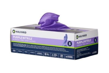 HALYARD HEALTH 55081 SAFESKIN PURPLE NITRILE EXAM GLOVE, SMALL CS1000