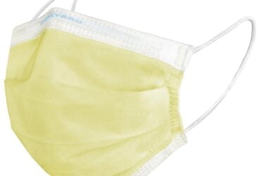 25867 HALYARD FLUIDSHIELD PROCEDURE MASK, YELLOW, CS500