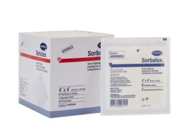 HARTMANN 48800000 SORBALUX ALL PURPOSE SPONGE 6PLY STERILE, 4X4" CS600