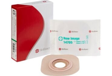 HOLLISTER 14705 NEW IMAGE 2 PIECE OSTOMY SYSTEM 1.75”, 1 1/8” 5/BX
