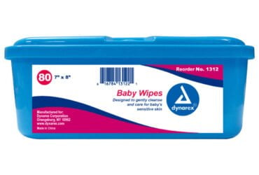 DYNAREX 1312 Baby Wipes Scented Tubs – 12CS