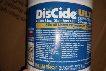 PALMERO HEALTH 60DIS DISCIDE ULTRA DISINFECTING WIPES CS12