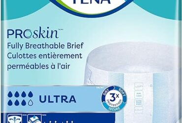 67300 ESSITY TENA ULTRA BRIEFS, LG, 48x59" WAIST, CS80