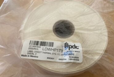 PRECISION DYNAMICS CORP LDWHP173 DIRECT THERMAL LABEL, WHITE