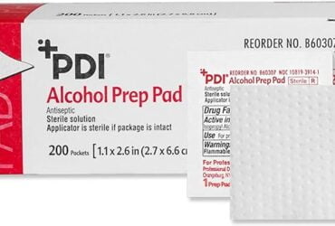 B60307        PDI ALCOHOL PREP PAD STERILE SIZE MEDIUM        CS4000