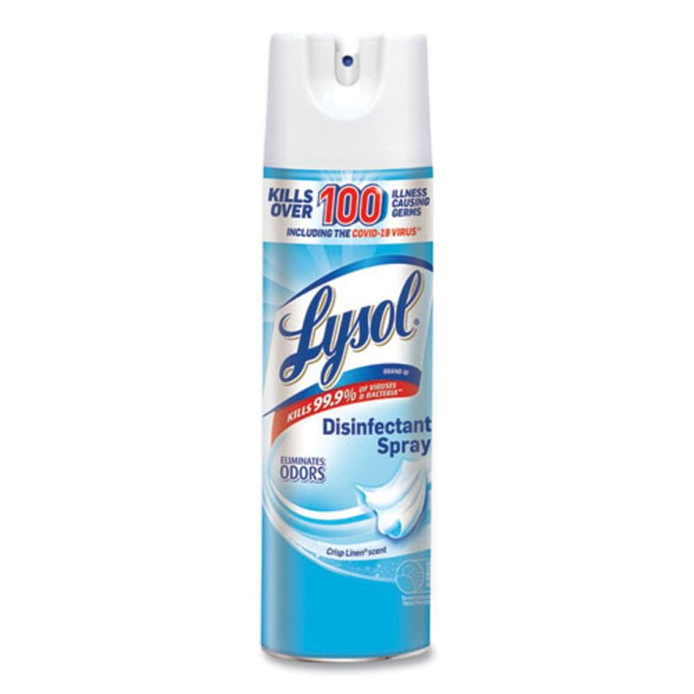 RECKITT BENCKISER RAC79329 LYSOL DISINFECTANT CRISP LINEN SPRAY, 19OZ, CS12