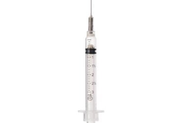 10161 RTI VANISHPOINT SYRINGE, 1ML, 25GX1″, TB SAFE, CS800