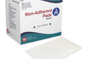 3434 DYNAREX NONADHERENT GAUZE PAD, STERILE, 3×4″ CS1200