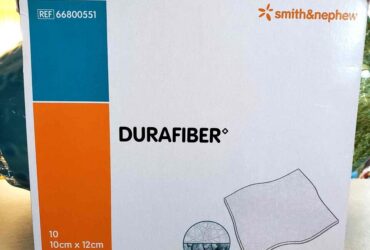 66800551 DURAFIBER GELLING FIBER DRESSING 4" X 4-3/4" CS120